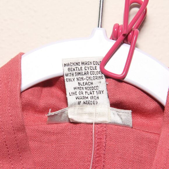 NEW Caroline Kendrick Tunic Top Linen Blend Size Medium - Picture 6 of 9